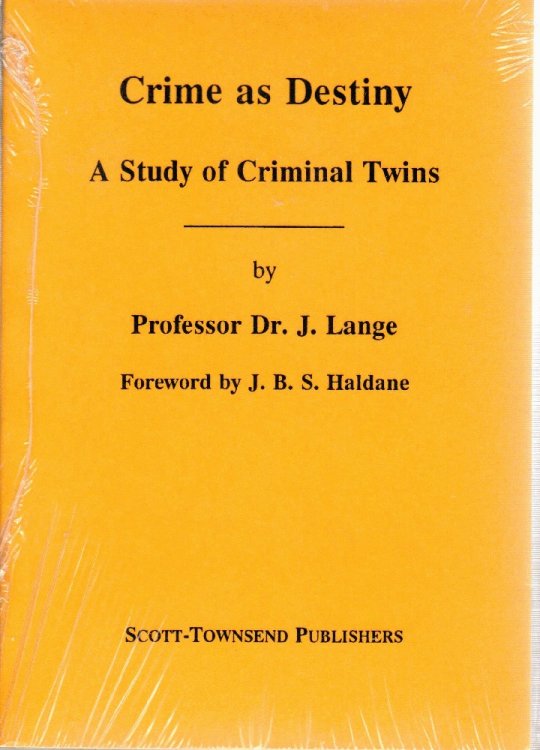 Image for Crime as Destiny : A Study of Criminal Twins Crime as Destiny : A Study of Criminal Twins
