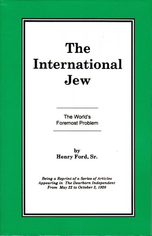 Image for The International Jew Volume I: The World's Foremost Problem The International Jew Volume I: The World's Foremost Problem