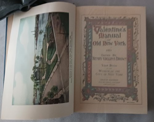 Image for Valentine's Manual of Old New York 1924 (New Series) Valentine's Manual of Old New York 1924 (New Series)
