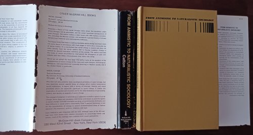 From Animistic to Naturalistic Sociology (McGraw Hill Series in Sociology)