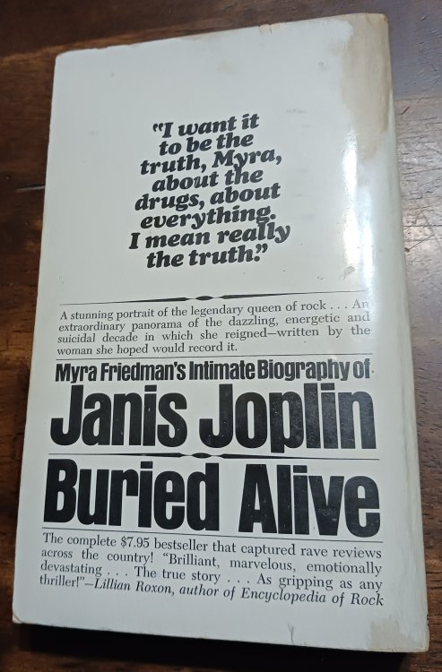 Image for Buried Alive: The Biography of Janis Joplin Buried Alive: The Biography of Janis Joplin