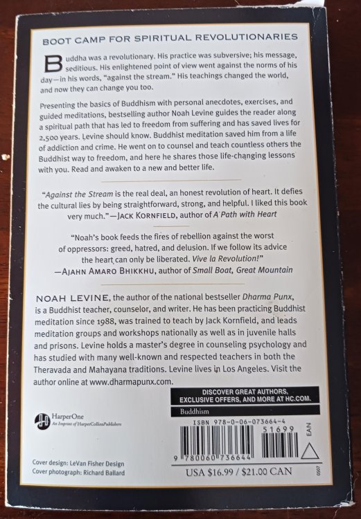 Against the Stream: A Biddhist Manual for Spiritual Revolutionaries