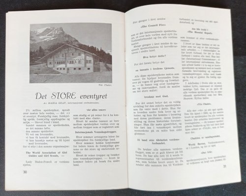 Image for Norwegian Girl Scouts-2 Books: 1) Norsk Speiderpikeforbund: Gjennom 25 Ar/Norwegian Girl Guide & Scout Association: Through 25 Years; 2) Norsk Speiderpikeforbund is a small 4to in 129 pp. In Norwegian. Norges KFUK Speidere: En Gang-Alltid 1920-1950/Norway's YWCA Scouts: Once-Always 1920-1950 Norwegian Girl Scouts-2 Books: 1) Norsk Speiderpikeforbund: Gjennom 25 Ar/Norwegian Girl Guide & Scout Association: Through 25 Years; 2) Norsk Speiderpikeforbund is a small 4to in 129 pp. In Norwegian. Norges KFUK Speidere: En Gang-Alltid 1920-1950/Norway's YWCA Scouts: Once-Always 1920-1950