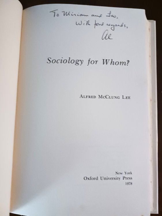 Image for Sociology for Whom Sociology for Whom
