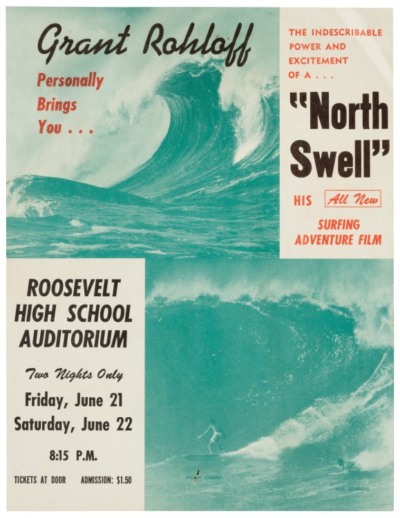 Scarce promos for Grant Rohloff surf films: 'North Swell' and 'Out of Control'
