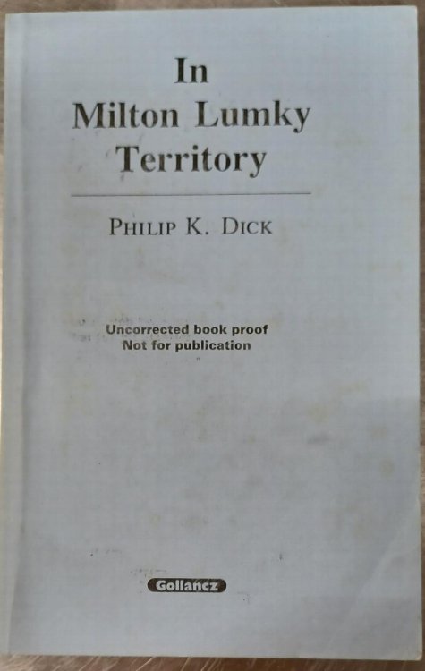 Image for IN MILTON LUMKY TERRITORY (UNCORRECTED PROOF) IN MILTON LUMKY TERRITORY (UNCORRECTED PROOF)