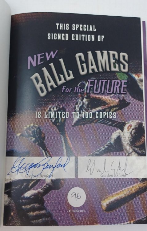 Image for New Ball Games for the Future - signed, limited to 100 New Ball Games for the Future - signed, limited to 100