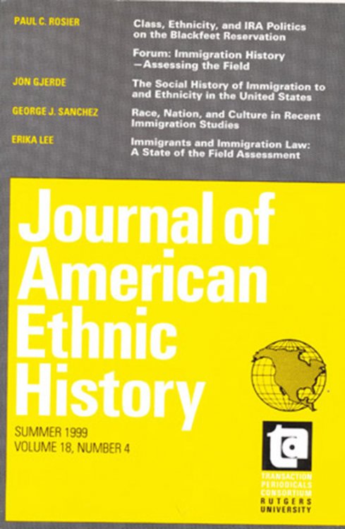Image for Journal of American Ethnic History: Summer 1999, Volume 18, Number 4 Journal of American Ethnic History: Summer 1999, Volume 18, Number 4