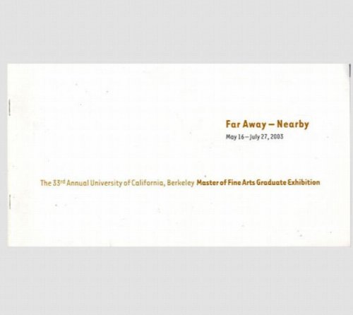 Image for Far Away-Nearby (Exhibition Booklet) Far Away-Nearby (Exhibition Booklet)