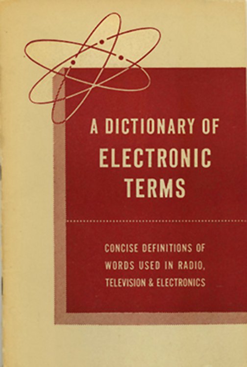 Image for A Dictionary of Electronic Terms A Dictionary of Electronic Terms