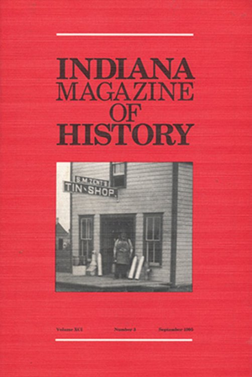 Image for Indiana Magazine of History (Volume XCI, Number 3, September 1995) Indiana Magazine of History (Volume XCI, Number 3, September 1995)