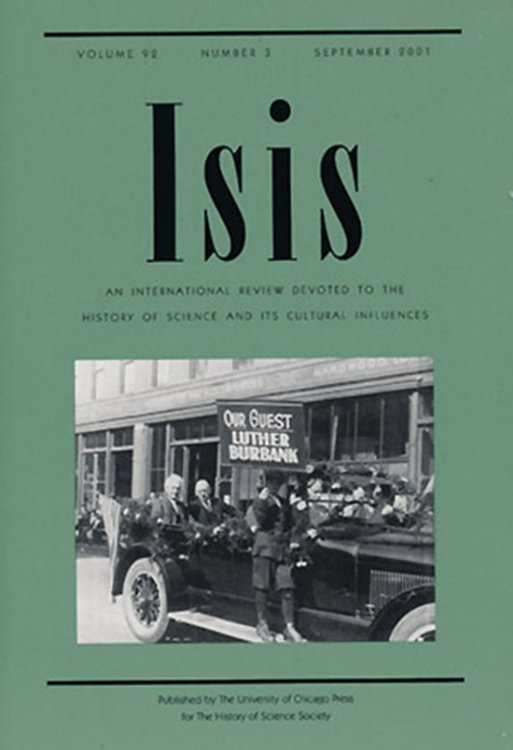 Image for Isis (Volume 92, Number 3, September 2001) Isis (Volume 92, Number 3, September 2001)
