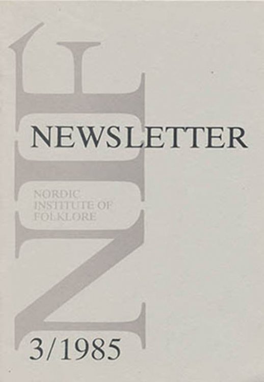 Image for NIF Newsletter 3 (Vol 13 , Sept 1985) NIF Newsletter 3 (Vol 13 , Sept 1985)
