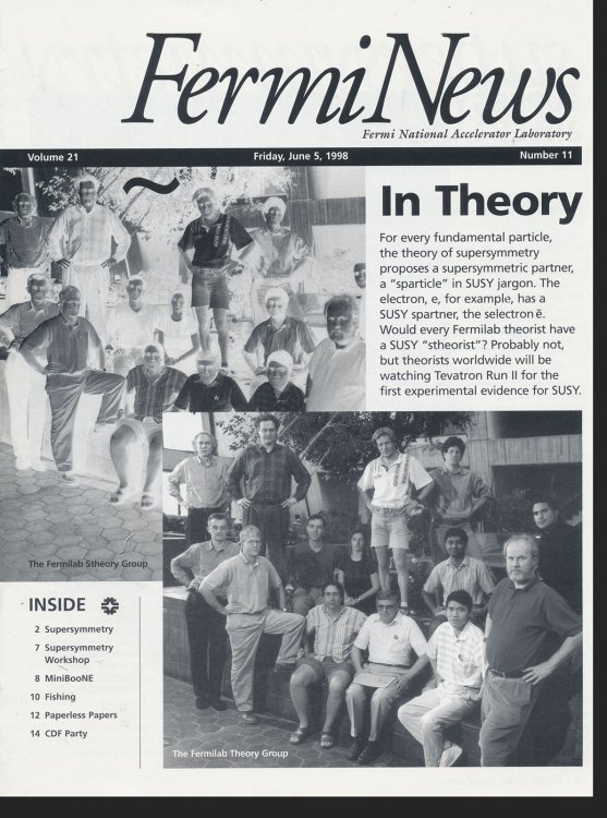 Image for Fermi News (Volume 21, Friday, June 5, 1998, Number 11) Fermi News (Volume 21, Friday, June 5, 1998, Number 11)