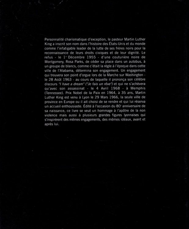 Image for Martin Luther King A Lyon: Memoire Active Martin Luther King A Lyon: Memoire Active