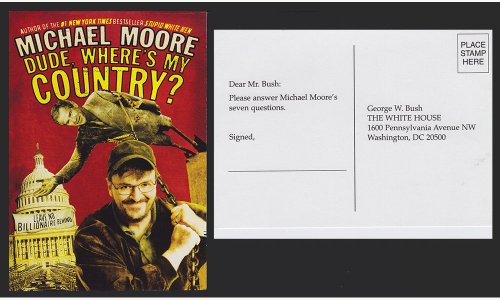 Image for Dude, Where's My Country (6x4.25 Inches: Postcard) Dude, Where's My Country (6x4.25 Inches: Postcard)