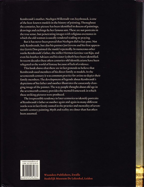 Image for Rembrandt's Mother: Myth and Reality Rembrandt's Mother: Myth and Reality