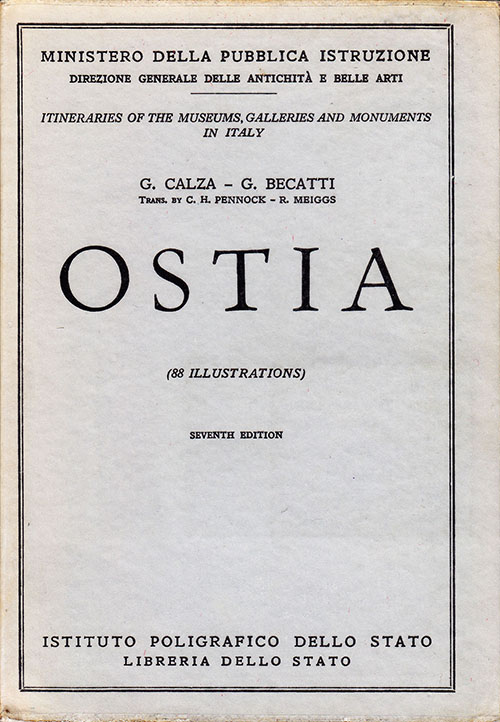 Image for Ostia (Itineraries of the Museums, Galleries and Monuments of Italy Series, N. 1) Ostia (Itineraries of the Museums, Galleries and Monuments of Italy Series, N. 1)
