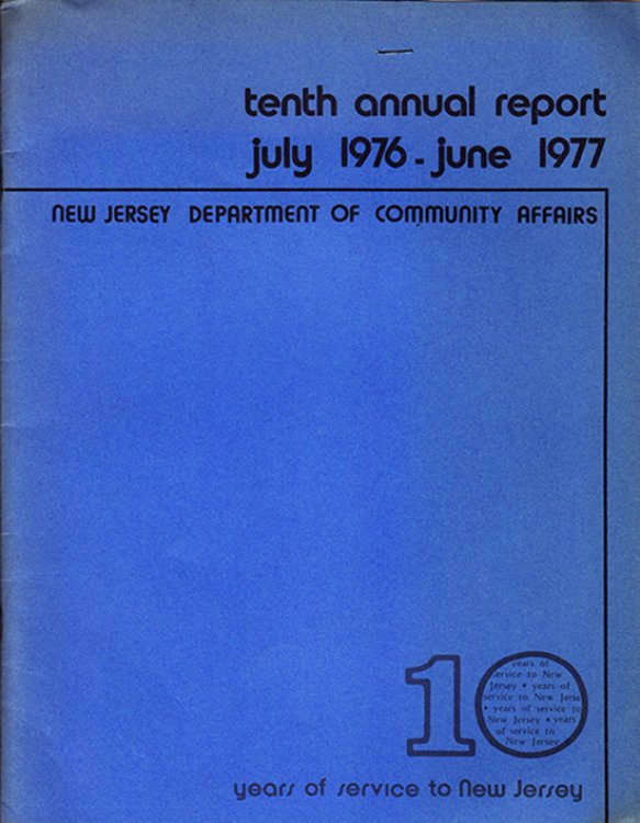 Image for Ten Years of Service to New Jersey: Tenth Annual Report July 1976June 1977 Ten Years of Service to New Jersey: Tenth Annual Report July 1976June 1977