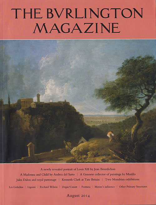 Image for The Burlington Magazine (August 2014, No. 1337, Vol. CLVI) The Burlington Magazine (August 2014, No. 1337, Vol. CLVI)