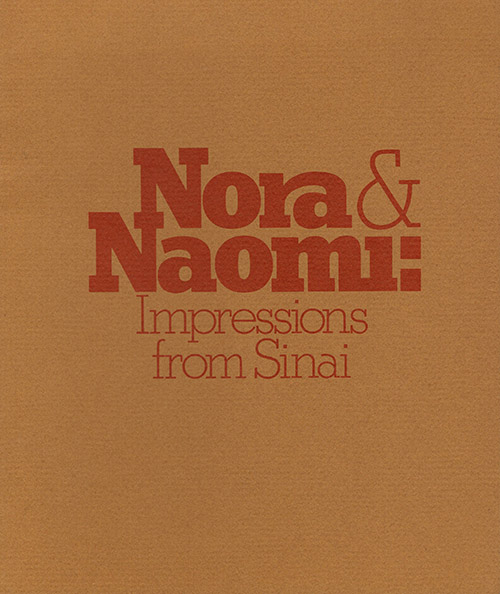 Image for Nora & Naomi: Impressions From Sinai Nora & Naomi: Impressions From Sinai