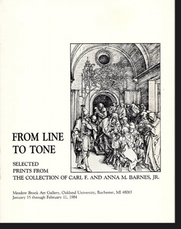 Image for From Line to Tone: Selected Prints From the Collection of Carl F. and Anna M. Barnes, Jr. From Line to Tone: Selected Prints From the Collection of Carl F. and Anna M. Barnes, Jr.