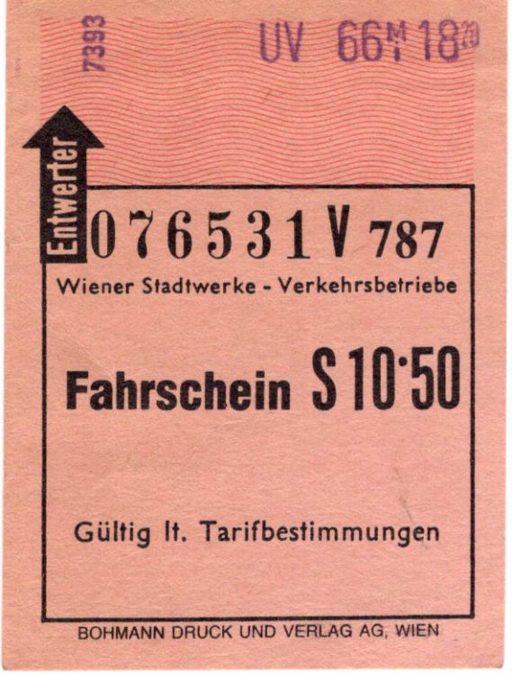 Image for Fahrschein (Ticket) Fahrschein (Ticket)