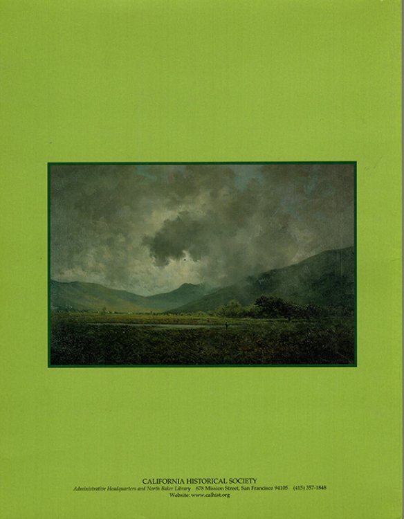 California History (Volume LXXIX, No. 4, Winter 2000/2001)
