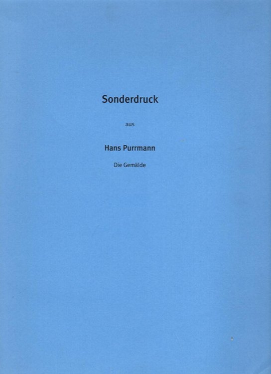 Hans Purrmann: Die Gemalde (Sonderdruck)