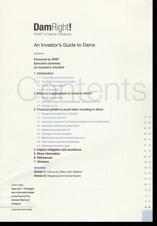 Image for DamRight!: WWF's Dams Initiative: An Investor's Guide to Dams DamRight!: WWF's Dams Initiative: An Investor's Guide to Dams