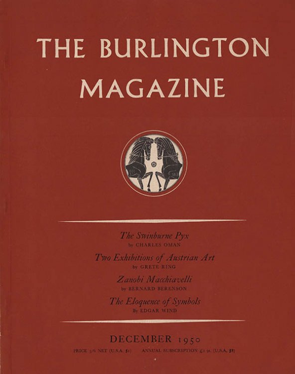 The Burlington Magazine (Vol. XCII, No. 573, December 1950)