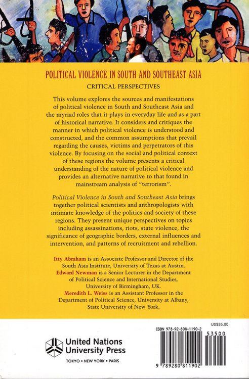 Image for Political Violence in South and Southeast Asia: Critical Perspectives Political Violence in South and Southeast Asia: Critical Perspectives