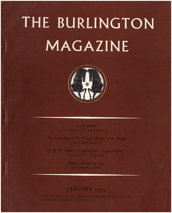 Image for The Burlington Magazine (January 1975, Vol. CXVII, No. 862) The Burlington Magazine (January 1975, Vol. CXVII, No. 862)