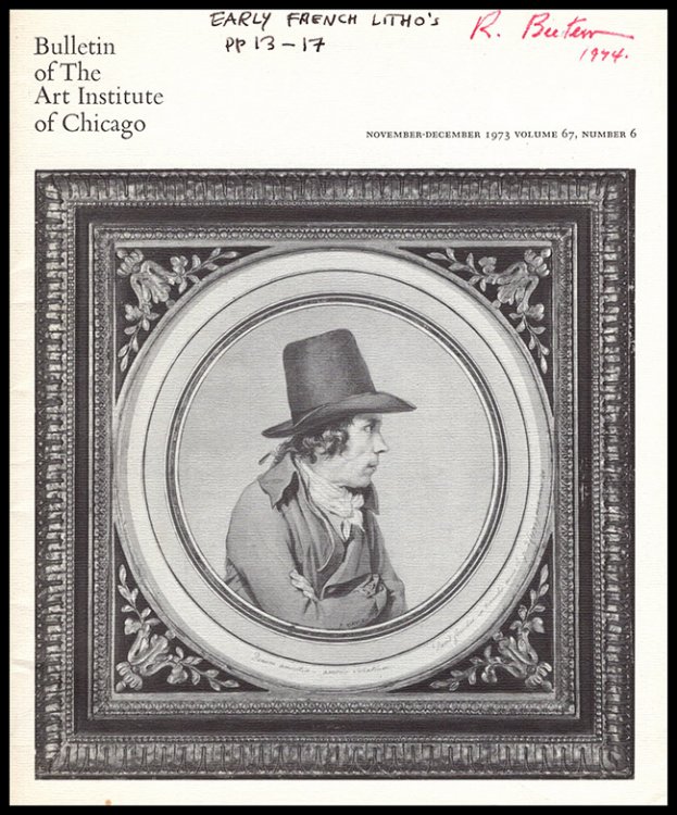 Bulletin of The Art Institute of Chicago (November-December 1973, Vol 67, No 6)