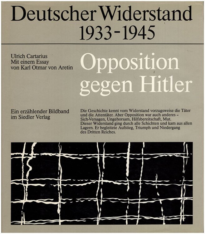Image for Deutscher Widerstand. 1933-1945. Opposition gegen Hitler Deutscher Widerstand. 1933-1945. Opposition gegen Hitler