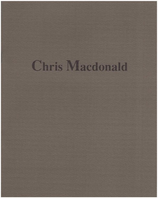 Chris MacDonald (David Beitzel Gallery, January 8-February 8, 1992)