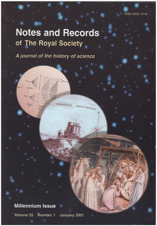 Image for Notes and Records of The Royal Society of London: Millennium Issue (Vol 55, No. 1, January 2001) Notes and Records of The Royal Society of London: Millennium Issue (Vol 55, No. 1, January 2001)