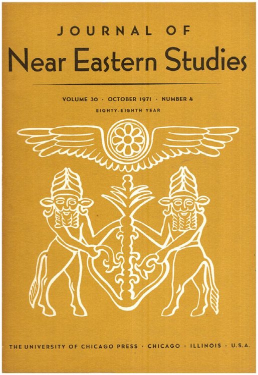 Image for Journal of Near Eastern Studies (Vol 30, October 1971, No. 4) Journal of Near Eastern Studies (Vol 30, October 1971, No. 4)