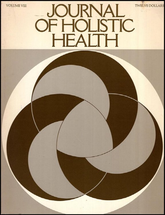 Image for Journal of Holistic Health (Volume VIII) Journal of Holistic Health (Volume VIII)