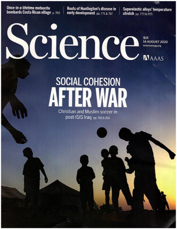 Image for Science Magazine (Vol 369, No. 6505, 14 August 2020) Science Magazine (Vol 369, No. 6505, 14 August 2020)