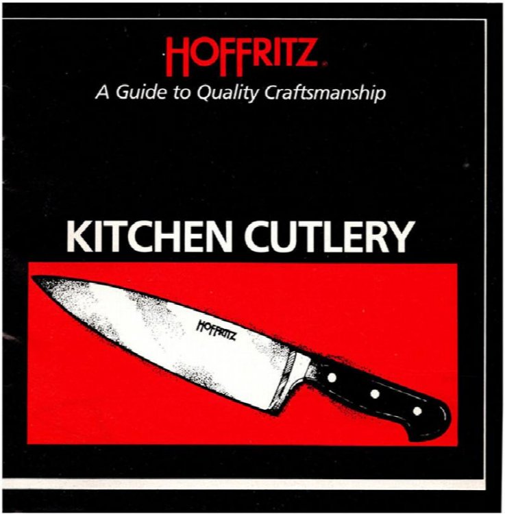 Image for Kitchen Cutlery (Hoffritz Booklet) Kitchen Cutlery (Hoffritz Booklet)