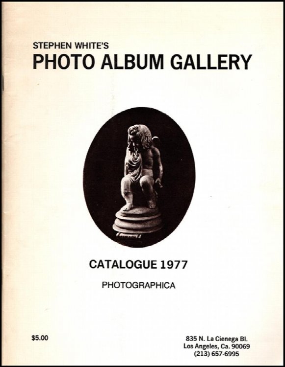 Image for Stephen White's Photo Album Gallery: Catalogue 1977, Photographica Stephen White's Photo Album Gallery: Catalogue 1977, Photographica