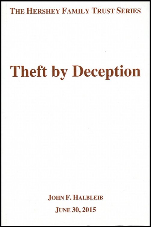 Image for Theft by Deception (The Hershey Family Trust Series) Theft by Deception (The Hershey Family Trust Series)