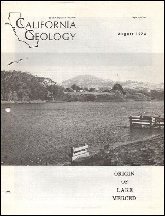 Image for California Geology: Origin of Lake Merced (August 1974) California Geology: Origin of Lake Merced (August 1974)