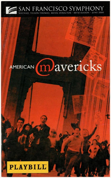 Image for Playbill: American Mavericks Festival June 2000 Playbill: American Mavericks Festival June 2000