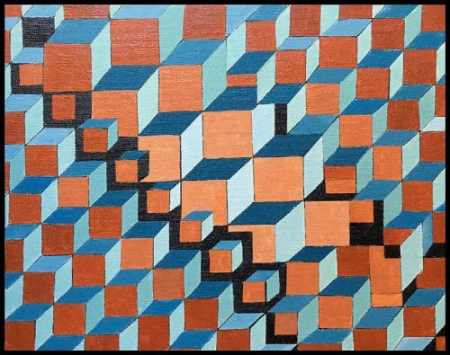 Order Disrupted (Oil painting by Amy Ione)