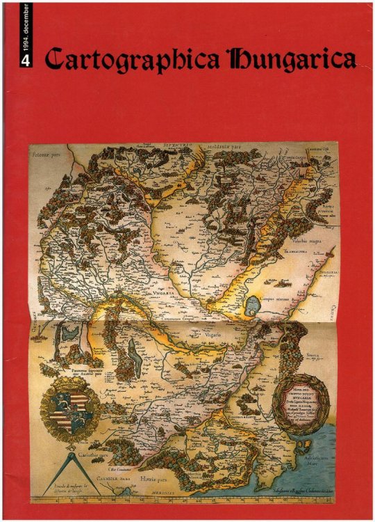 Cartographica Hungarica, No. 4, October 1994