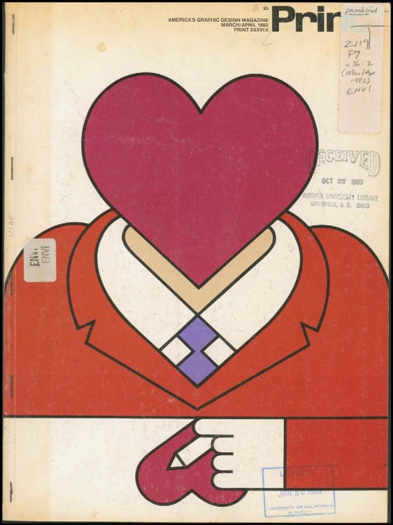 Image for Print: America's Graphic Design Magazine (March/April 1982) Print: America's Graphic Design Magazine (March/April 1982)