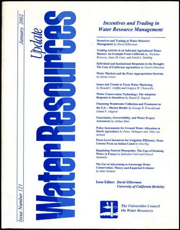 Image for Water Resources Update (No. 121, January 2002) Water Resources Update (No. 121, January 2002)
