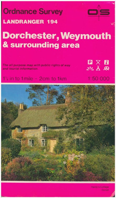 Image for Ordnance Survey: Landranger 194: Dorchester, Weymouth and Surrounding Area Ordnance Survey: Landranger 194: Dorchester, Weymouth and Surrounding Area